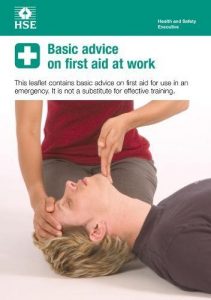 Basic advice on first aid at work (pack of 20) (Industry guidance leaflet)