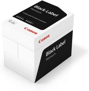 Canon Black Label Premium – FSC, 75 g/m2 Copier & Printer Paper (5 x reams (500) per Box)  Copy