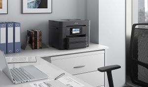 Epson WorkForce WF-4830 All-in-One Wireless Colour Printer with Scanner, Copier, Fax, Ethernet, Wi-Fi Direct and ADF