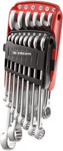 Facom 440.JP14 440 Series Metric Combination Wrench Set, 14 Pieces