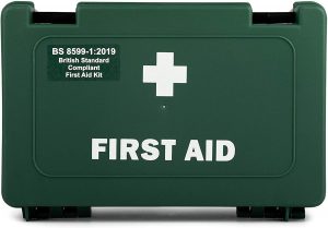 Safety First Aid Group Medium British Standard First Aid Kit (BS-8599-1:2019 Compliant)
