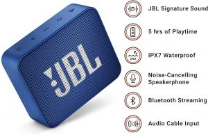 JBL Go2 Portable Bluetooth Speaker with Rechargeable Battery – Waterproof